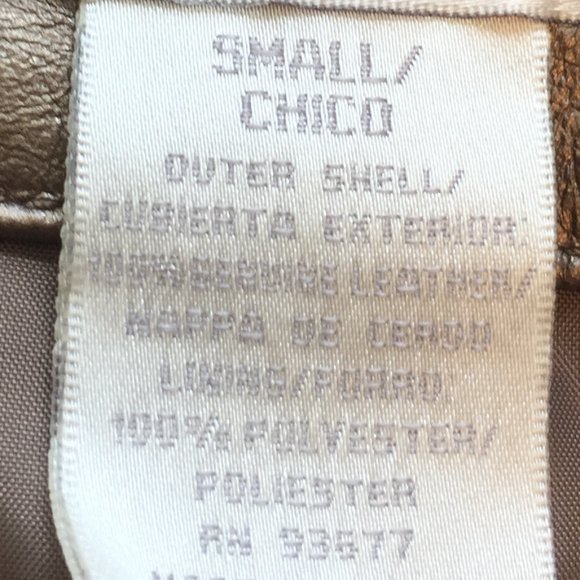 WORTHINGTON BRONZE LEATHER BLAZER-NEW WITH TAGS - Picture 2 of 7